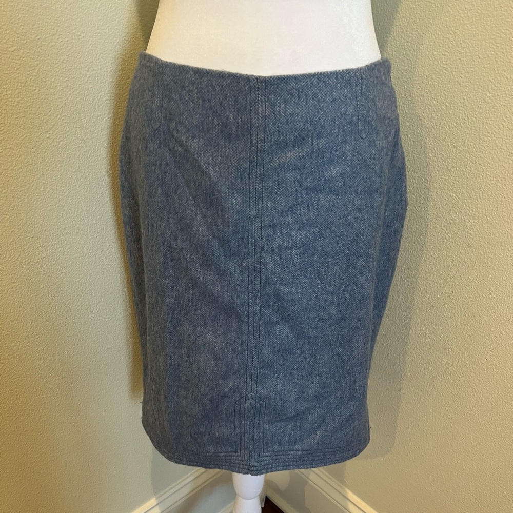 Banana Republic Gray Pencil Skirt Knee-Length Work